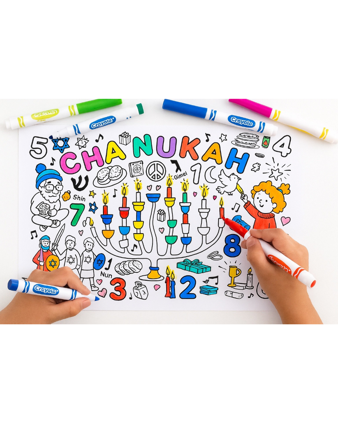 The Chanukah Doodlemat - Pack of 2