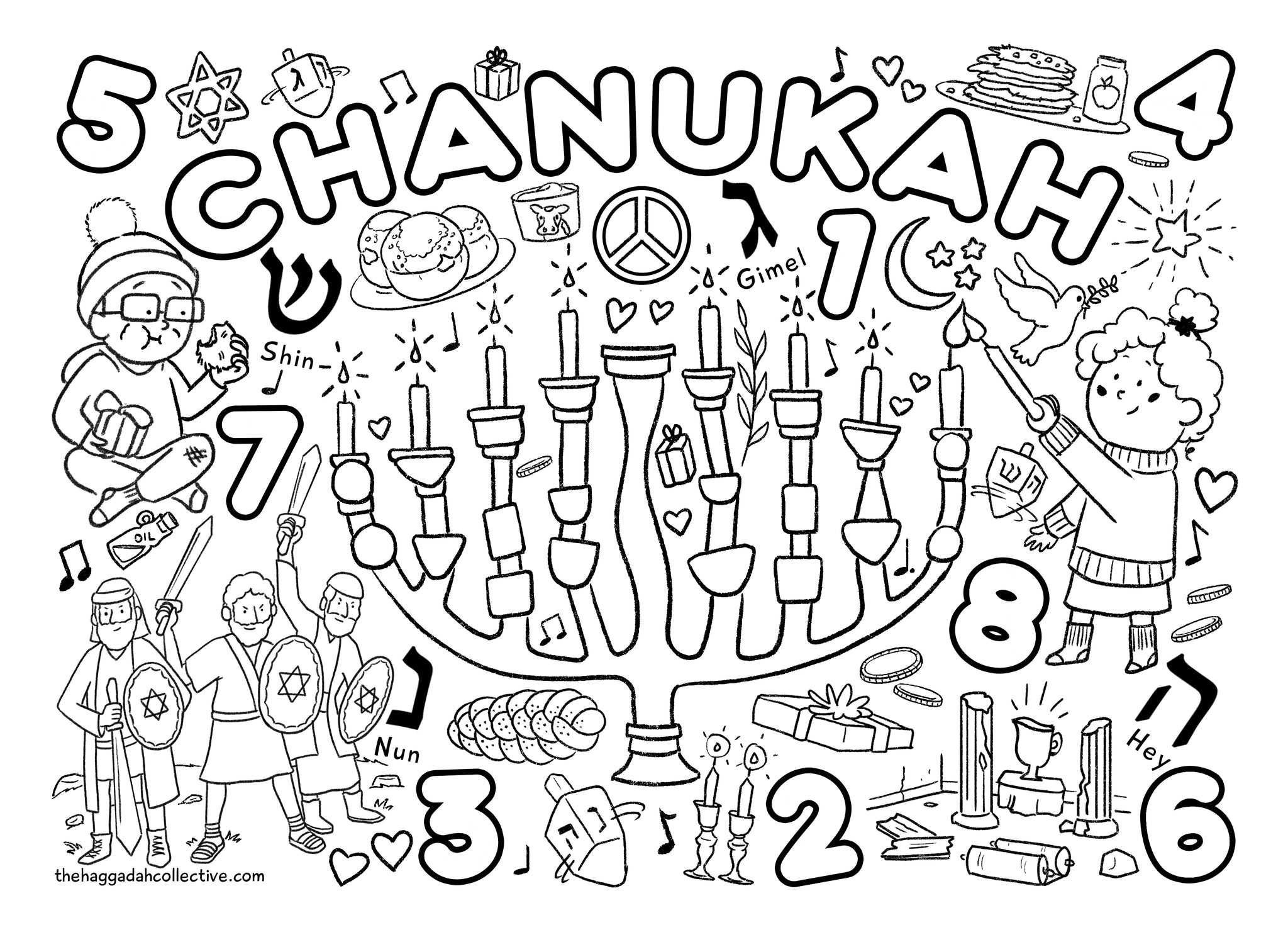 The Chanukah Doodlemat - Pack of 2